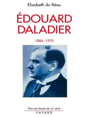 cover image of Edouard Daladier